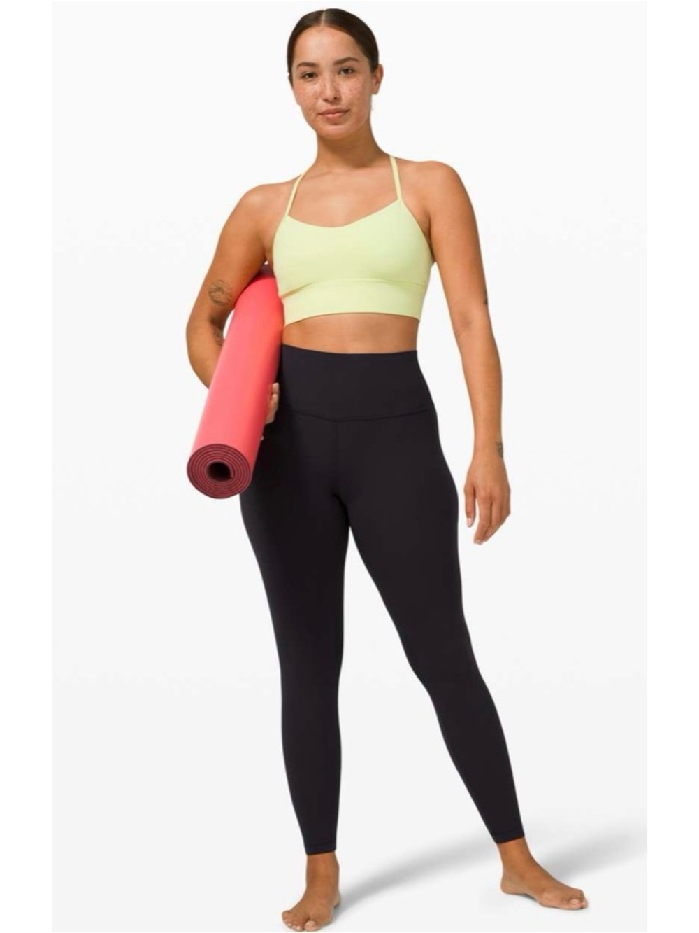 High-Waist Black Active Leggings